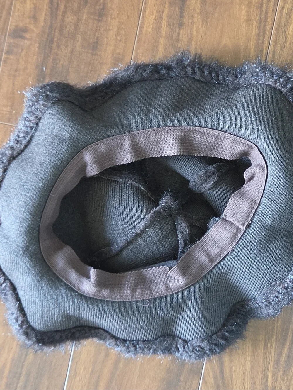 Plush Faux Fur Bucket Hat in Deep Brown